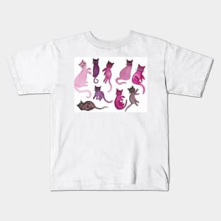 Mississippi Cat Pattern Kids T-Shirt